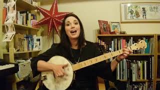 Banjo lesson 4  Basic songs with 3 chords  using a capo Beginners tutorial  clawhammer banjo [upl. by Breger]