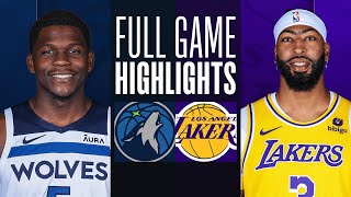 TIMBERWOLVES at LAKERS  FULL GAME HIGHLIGHTS  March 10 2024 [upl. by Levine584]