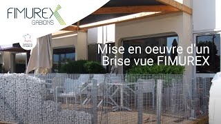 Mise en oeuvre dun Brise vue FIMUREX [upl. by Bauske]