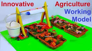 innovative agriculture working model inspire award science project  howtofunda  eco friendly [upl. by Elbon]