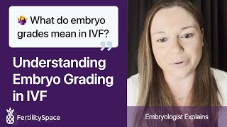 Embryo Grading in IVF Explained  What do embryo grades mean  FertilitySpace [upl. by Itram]