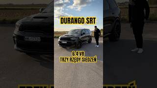 Durango SRT 64 V8 Ameryka pełną gębą 🔥🇺🇸 samochodyzusa importzusa dodge hemi amcar suv [upl. by Silliw]