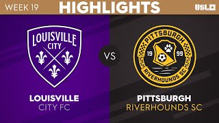 7122023  Louisville City FC vs Pittsburgh Riverhounds SC  Game Highlights [upl. by Natalya]