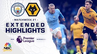 Manchester City v Wolves  PREMIER LEAGUE HIGHLIGHTS  1222023  NBC Sports [upl. by Iah669]