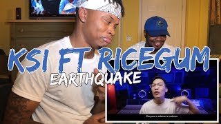 KSI ft Ricegum  Earthquake Official Music Video  REACTION [upl. by Myron]