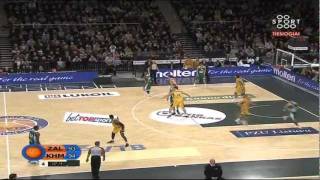 Kauno Žalgiris vs Chimki Sonny Weems authority game winner dunk [upl. by Mckeon]