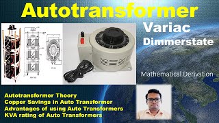 How Variac Auto Transformer Dimmerstate is working with mathematical calculation [upl. by Killigrew]