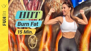 Burn Fat In Just 15 Minutes  Cardio Hiit [upl. by Elleoj59]