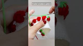 how to crochet strawberry stitch pattern [upl. by Aramoj]