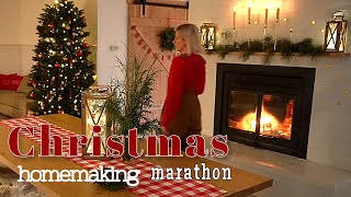 CHRISTMAS HOMEMAKING MARATHON  CLEAN AND DECORATE WITH ME FOR CHRISTMAS Scandish Home homemaking [upl. by Hairakcaz]