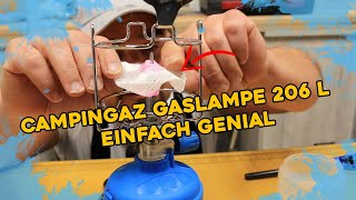 Campingaz Gaslampe 206 L Einfach Genial [upl. by Dranek597]