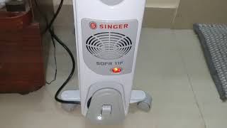 Singer OFR Heater Oil Filled Radiator Review in Telugu [upl. by Worthy]