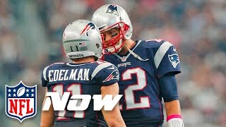 Do Tom Brady amp Julian Edelman Have the Best NFL Bromance  NFL Now [upl. by Corkhill494]