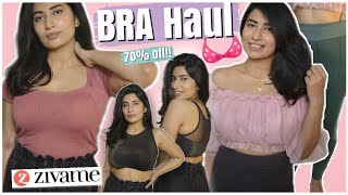 BEST Bra for HEAVY Bust  ZIVAME try on haul 70 off [upl. by Gleason]