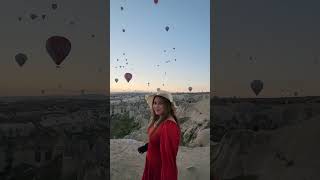 Magnificent Goreme Sky Getting Full of Colourful Balloons 😍 [upl. by Ayamahs]