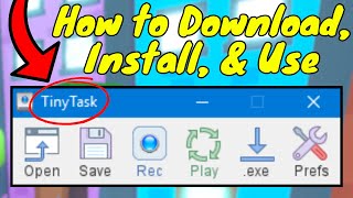 How to Download Install and Use TINY TASK on Roblox [upl. by Ibrad]