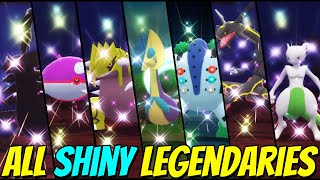 ALL SHINY LEGENDARIES in Pokemon Brilliant Diamond and Shining Pearl [upl. by Sair84]