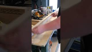 Making a slat wall easily and simply woodworking slatwall [upl. by Osnofledi]