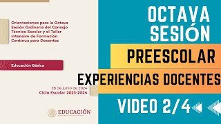 Experiencias Docentes en la apropiación del Plan y los Programas de estudio Educación Preescolar [upl. by Imaj]