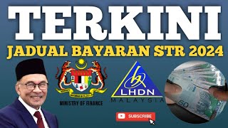 TERKINI TAHNIAH JADUAL DAN BAYARAN STR 2024 DIUMUMKAN [upl. by Alodi]