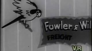 Fowler and Williams Freight Vintage TV Commercial Meylert Avenue Scranton PA [upl. by Curzon]