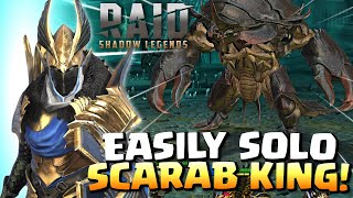 VERGIS BUILD GUIDE to SOLO Scarab King Raid Shadow Legends [upl. by Langsdon]