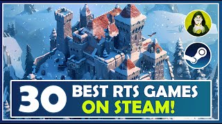 30 Best RTS Games on Steam  2 FREE [upl. by Pouncey183]