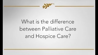 What is Palliative Care vs Hospice Care [upl. by Henni711]