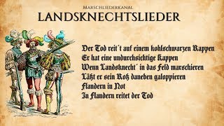 Landsknechtslied • „Der Tod in Flandern“ Liedtext [upl. by Yenffad]