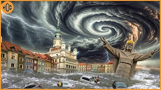 Worst Natural Disasters in POLAND  Mother Natures Wrath STORM  Flash Flood Submerge Everything [upl. by Ackerley]