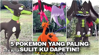 5 POKEMON YANG SULIT DIDAPETIN DI POKEMON GO [upl. by Baskett208]