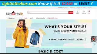 SCAM ALERT lightinthebox Reviews  lightintheboxcom Know if is it SCAM or LEGIT  light in the box [upl. by Werdn]