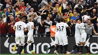 PITCH CAM Hornets Celebrate Victory At West Ham [upl. by Alboran]