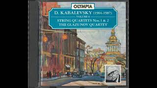 String quartet n°1 by Dmitri Kabalevsky 8 [upl. by Nowed959]