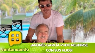 ¡Andrés García pudo estar junto a sus hijos  Programas del 20 de julio del 2022  Ventaneando [upl. by Karlan123]