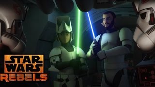 Star Wars Rebels Ezra amp Kanan Escapes Thrawn [upl. by Tehr]