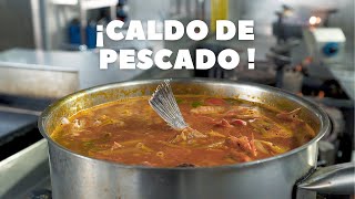 Caldo de Pescado fumet para Paella o Fideuà [upl. by Corena]