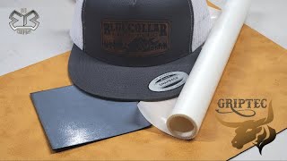 How to Bond Our GripTec Adhesive to Leatherette Sheet Panels for Hat Patches [upl. by Nicolai]