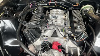 1966 Mustang Edelbrock ProFlo 4 Install [upl. by Nan194]