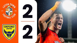 Luton 22 Oxford  Highlights [upl. by Essa]