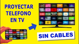 Como PROYECTAR movil celular en Smart TV por WIFI [upl. by Sil]