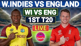 WI vs ENG Live  1st T20 Match Score  West Indies Vs England Live  Windies Cricket Live Streaming [upl. by Cypro]