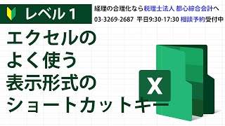 エクセルのよく使う表示形式のショートカットキー [upl. by Allred]