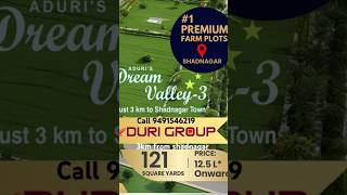 Aduri Group Dream Valley 3 at Shadnagar [upl. by Obbard]