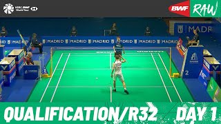 Madrid Spain Masters 2023  Day 1  Court 2  QualificationRound of 32 [upl. by Donoghue]