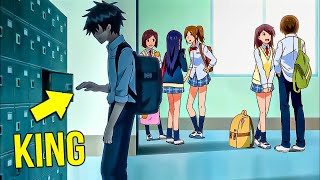 Loser Dated A Goddess And Gives Him A King Power But Hides It At School To Be Ordinary  Anime Recap [upl. by Nohsyt264]