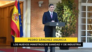 Declaración institucional de Pedro Sánchez desde La Moncloa [upl. by Namyw]