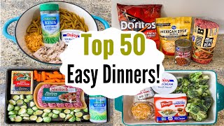 Whats For Dinner 50 of the BEST Quick amp EASY Recipes  Tasty CHEAP Meal Ideas  Julia Pacheco [upl. by Spenser586]