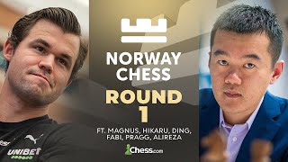 World 1 Magnus Carlsen vs World Champion Ding Liren Wholl Outshine Whom Norway Chess 2024 Rd 1 [upl. by Cirilla]