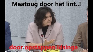 Idsinga stapt op als Staatssecretaris de gevolgen voor de Tweede kamer met totaal opgefokte Maatoug [upl. by Lehcsreh]